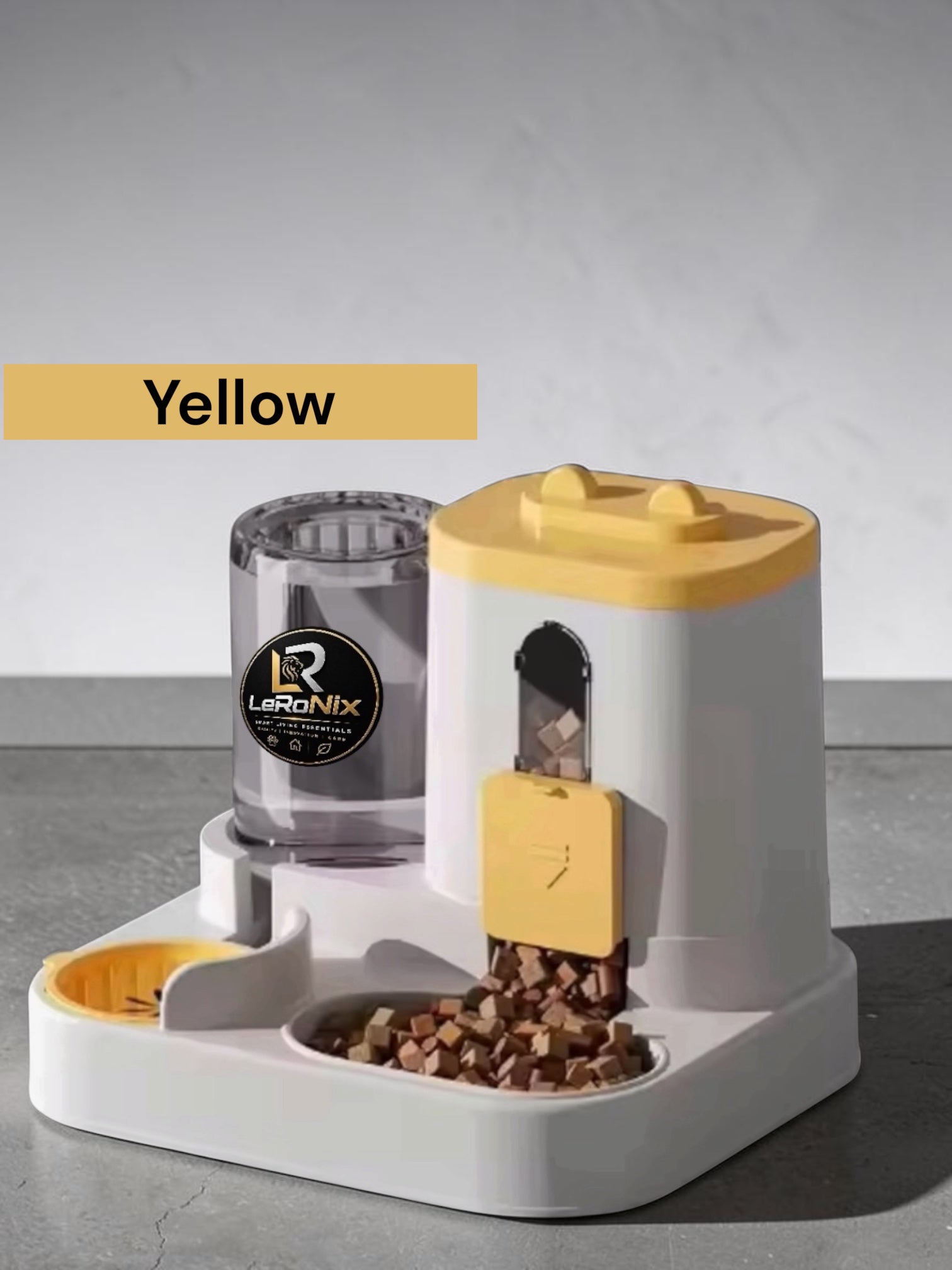 Solid Eco-Friendly Automatic Cat Dog Food Dispenser Leak Proof Plastic Pet Supplies Water Fountain Bowl Cat Dog Water Fountain