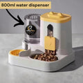 Solid Eco-Friendly Automatic Cat Dog Food Dispenser Leak Proof Plastic Pet Supplies Water Fountain Bowl Cat Dog Water Fountain